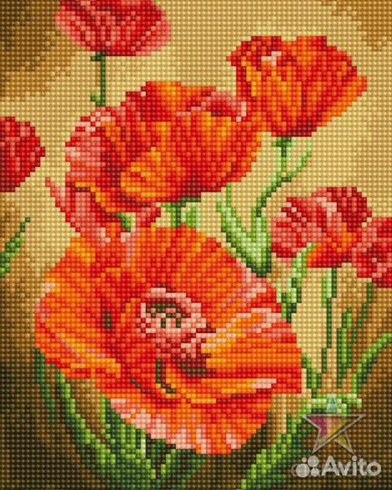 Сборка алмазной картины (мозаики, вышивки)