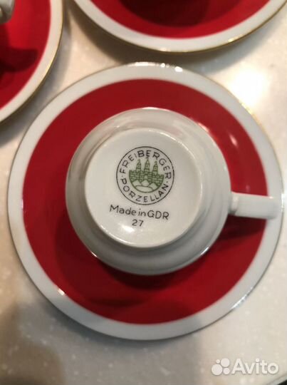 Сервиз кофейный Freiberger Porzellan, Германия