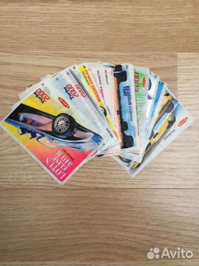 Вкладыши от жвачек Turbo