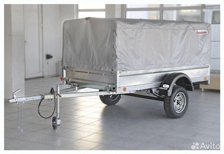 Прицеп легковой 821305 Крепыш 2,5 Плюс тент 750