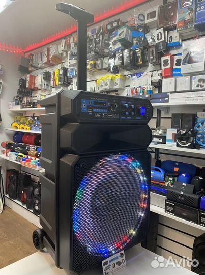 Колонка Большая,Bluetooth,Караоке,Гарантия