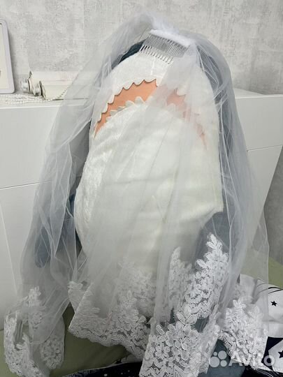 Фата на гребне новая