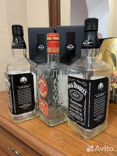 Стеклянная бутылка 1 л