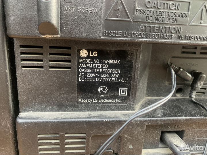 Магнитофон LG TW-863AX