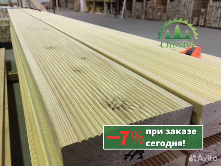 Террасная доска из лиственницы