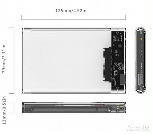 SSD Kingston 240gb + кейс Orico 2.5 USB 3.0