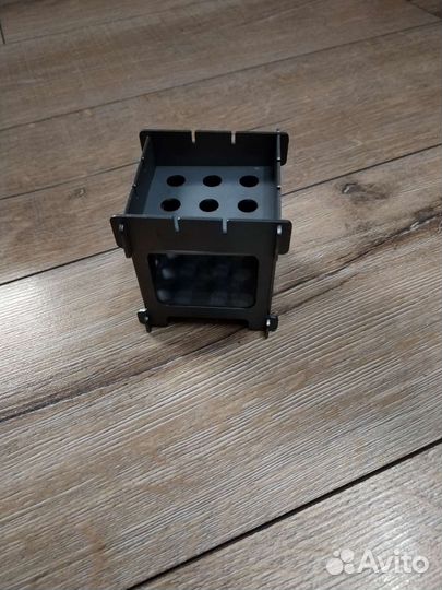 Печка щепочница с чехлом