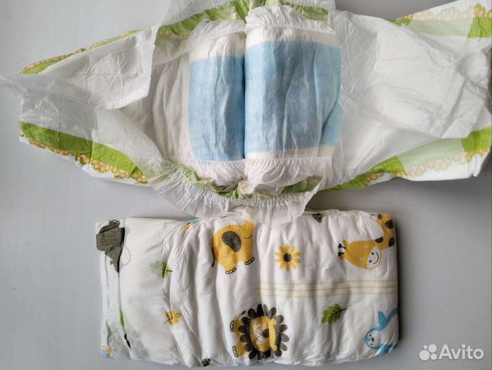 Новые детские подгузники L 9-14 twins