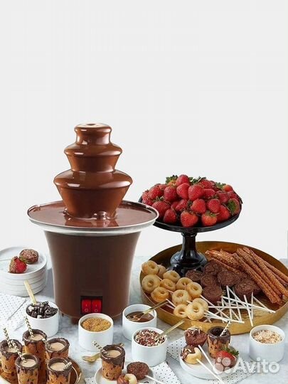 Новый Шоколадный фонтан мини для фондю