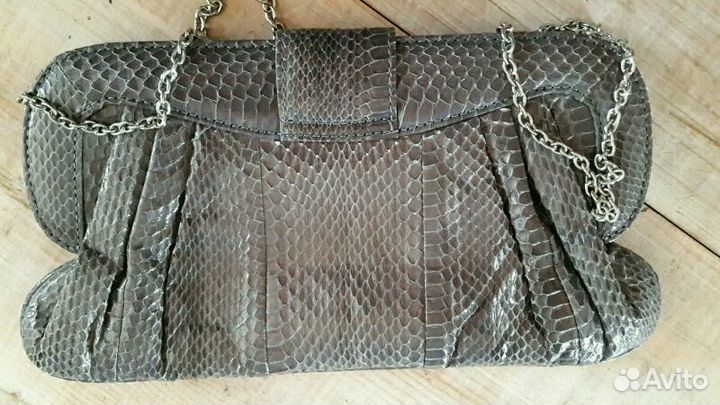 Сумка - клатч из питона