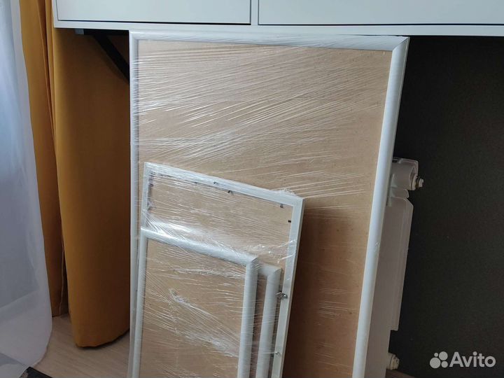 Багет рамки для картин, белый, комплект