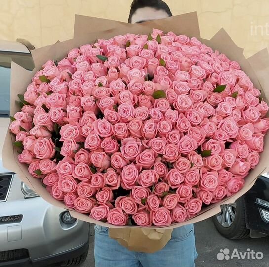 101 роза Розы Доставка цветов Цветы
