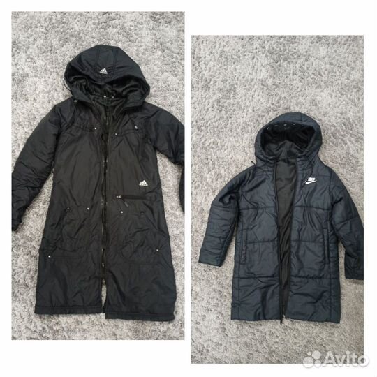 Плащ Adidas, куртка Nike