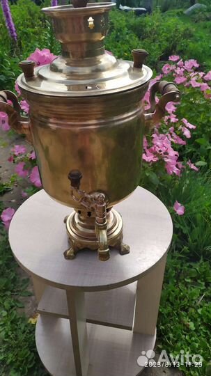 Тульский самовар на дровах на 3 литра