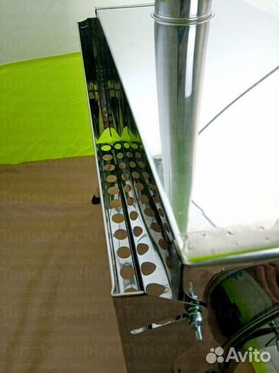 Печь туристическая Средняя на 30 л. c 3Д экранами