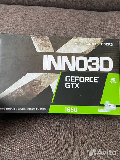 Видеокарта GTX 1650 4gb