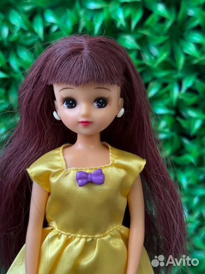 Японская кукла Ликка в желтом платье