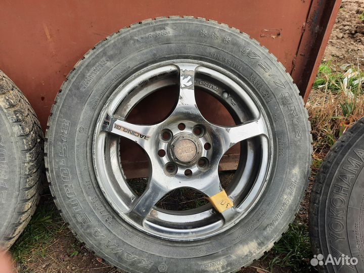 Литье диски r13с резиной бу