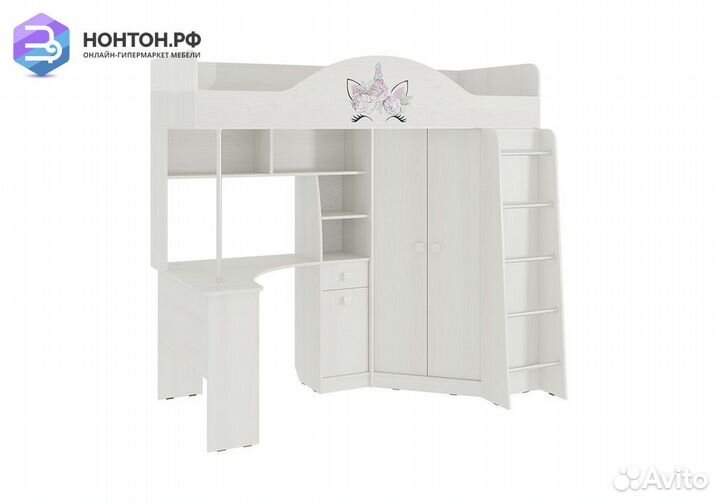 Детский комплекс Фэнтези белый рамух