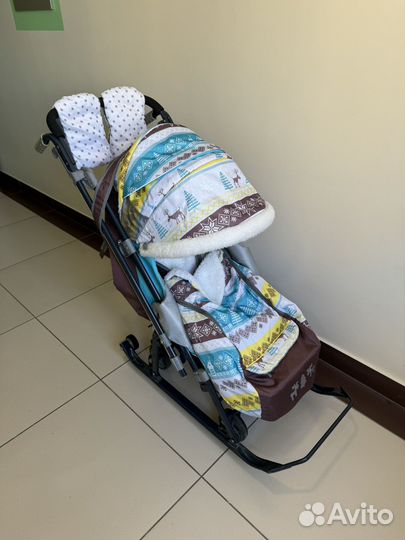 Санки коляска ника