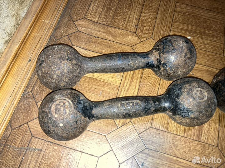 Гантели СССР, 3 кг