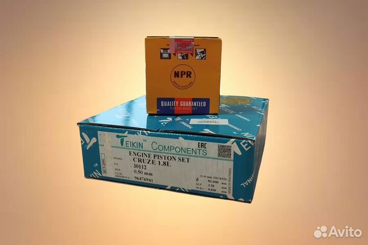 Поршни с кольцами NPR 0.50 Z18XER Teikin