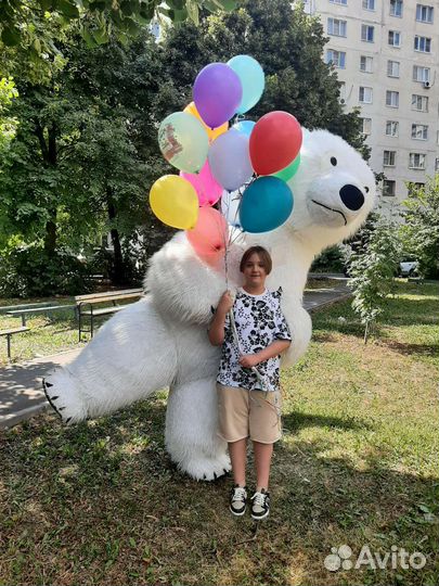 Аниматор белый мишка