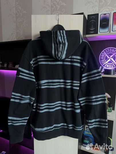 Худи Stone island x Supreme Warp Stripe FW2020
