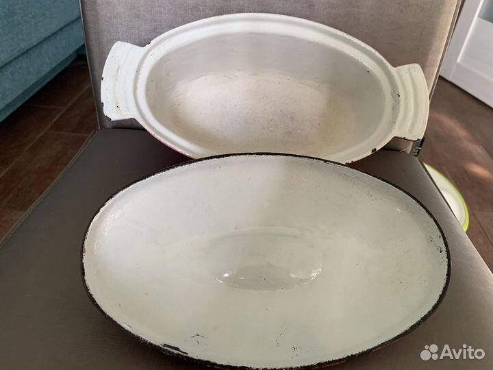 Латка чугунная эмалированная