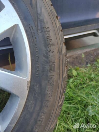 Диски с резиной 5 112 r17 для Mercedes