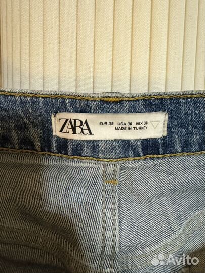 Джинсы zara мужские синие