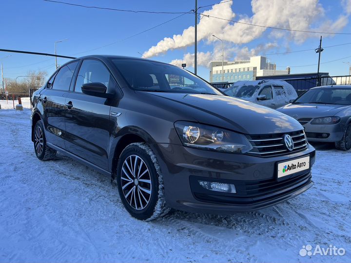 Volkswagen Polo 1.6 AT, 2018, 69 180 км