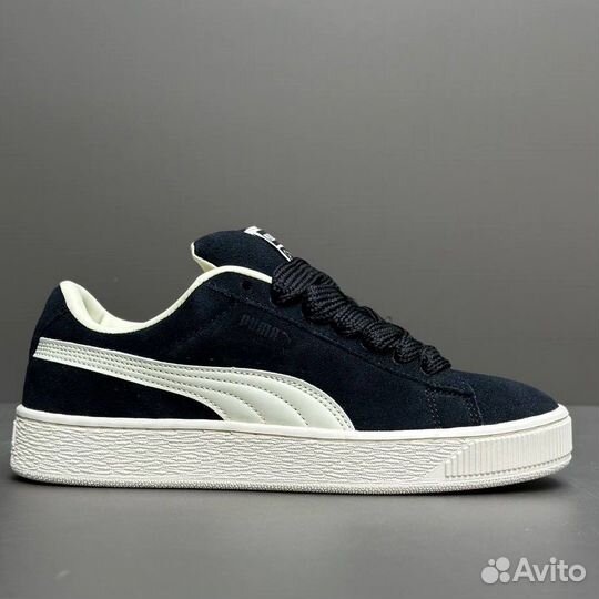 Puma Suede XL дутыши чёрные