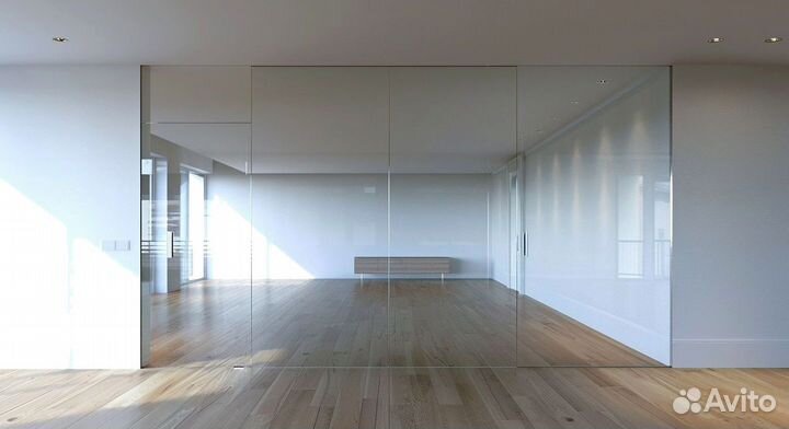 Стеклянные перегородки