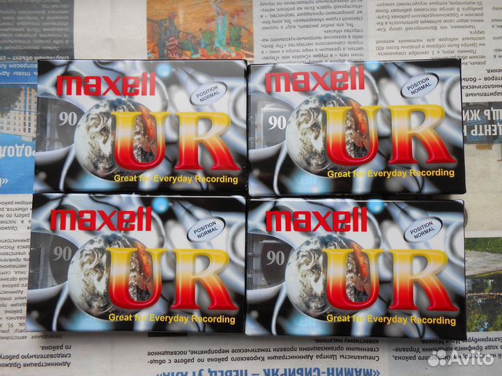 Аудио кассеты maxell sony запечатанные