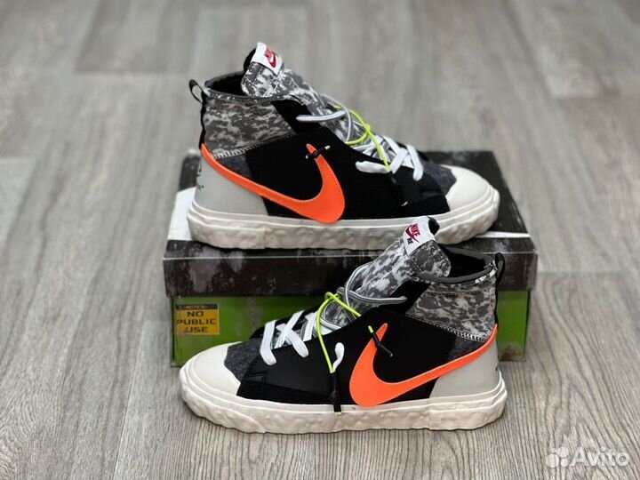 Кроссовки Nike Blazer Mid x Readymade Black Camo