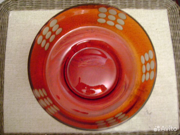 Ваза под фрукты б/у из СССР Д23см Колпино