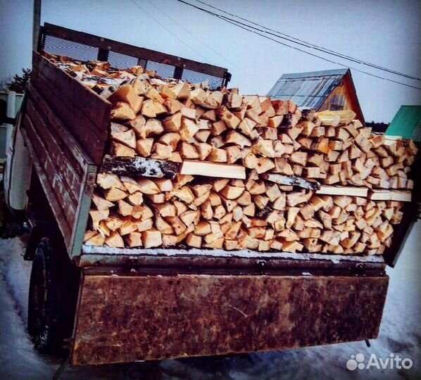 Дрова колотые ольха