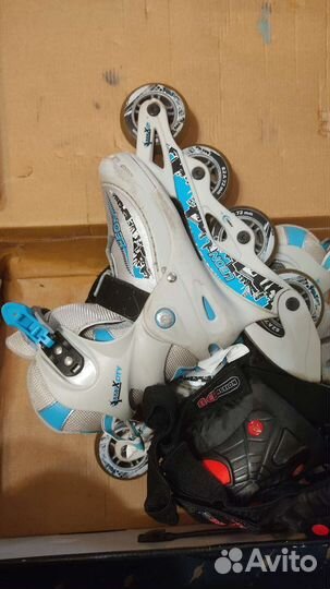 Коньки роликовые MaXcity и защита