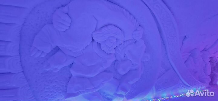 Снежная деревня, хибины