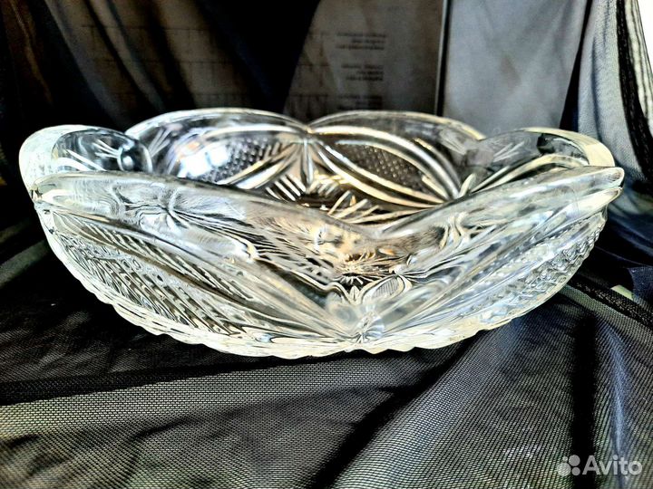 Салатник, ваза, хрусталь, СССР