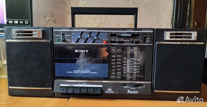 Кассетный магнитофон sony CFS 3000S