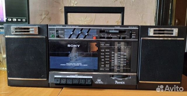 Кассетный магнитофон sony CFS 3000S купить в Санкт-Петербурге ...