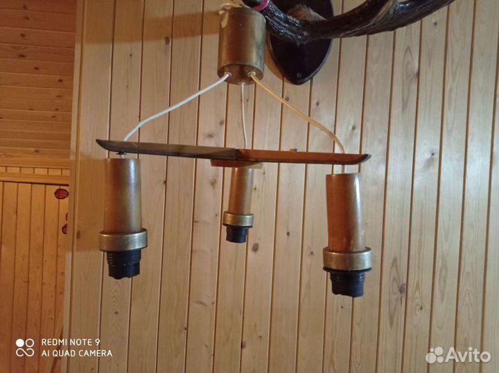 Винтажные люстра и ночники СССР