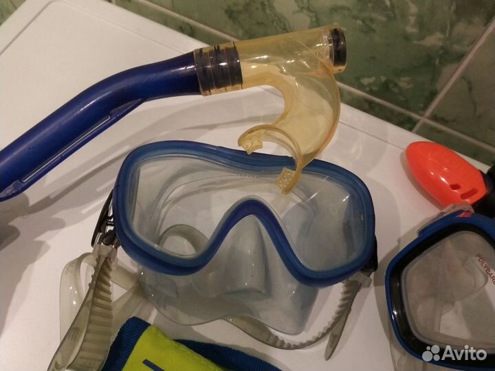 Маска с трубкой для плавания Tribord