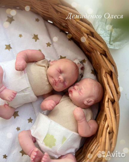 Кукла реборн мини