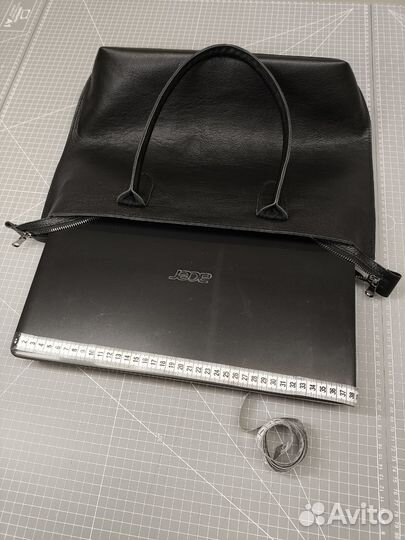 Сумка шопер натуральная кожа черная новая женская