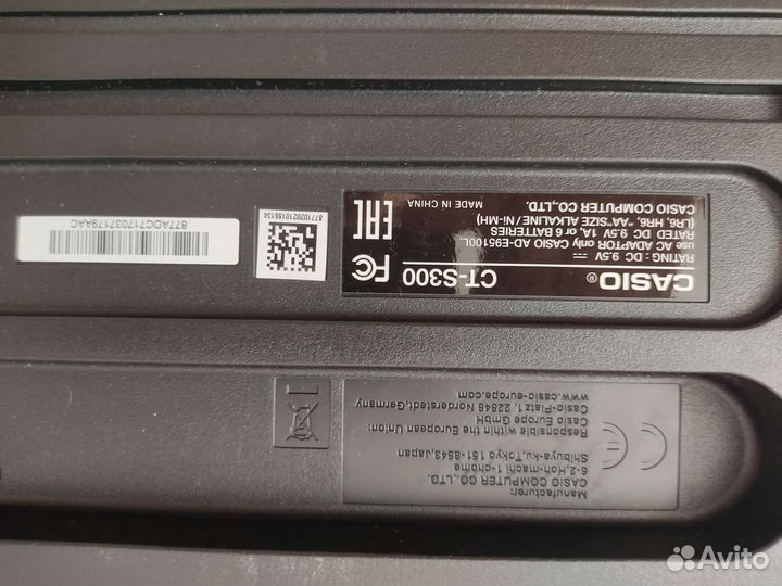 Синтезатор casio CT s300