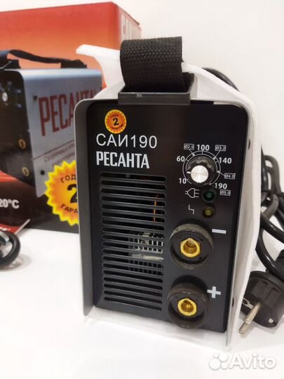Сварочный инвертор Ресанта саи 190 новый