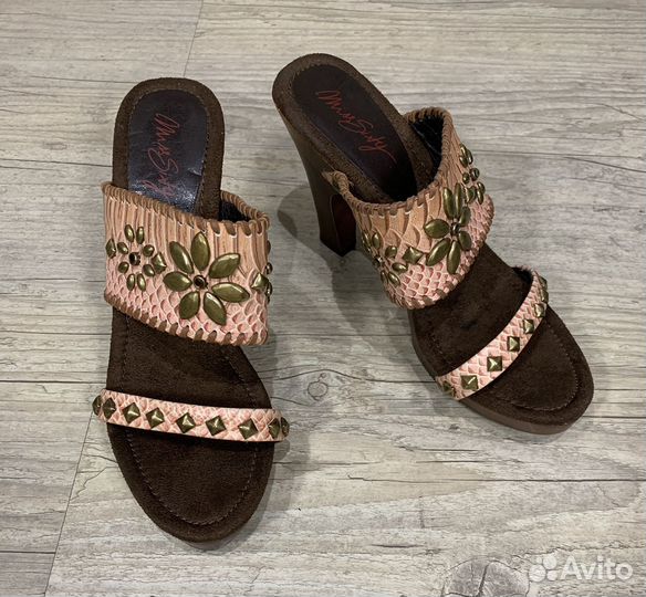 Сабо женские новые р.36 натуральная кожа